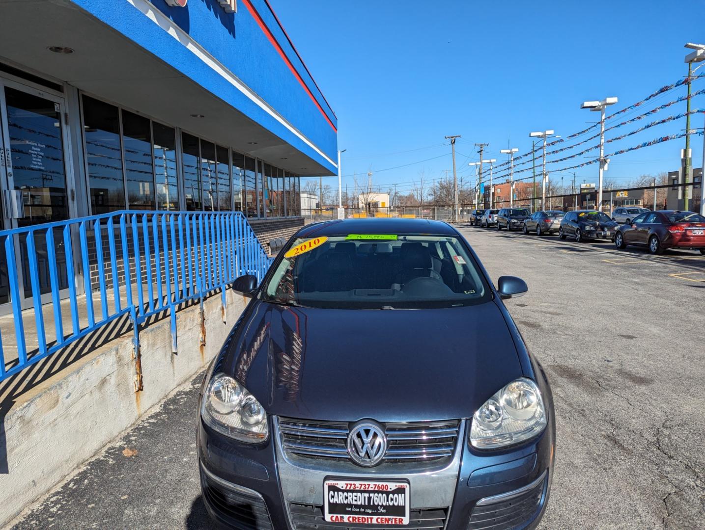 2010 BLUE Volkswagen Jetta SE PZEV (3VWRZ7AJ6AM) with an 2.5L L5 DOHC 20V engine, located at 7600 S Western Ave., Chicago, IL, 60620, (773) 918-3980, 0.000000, 0.000000 - Photo#2